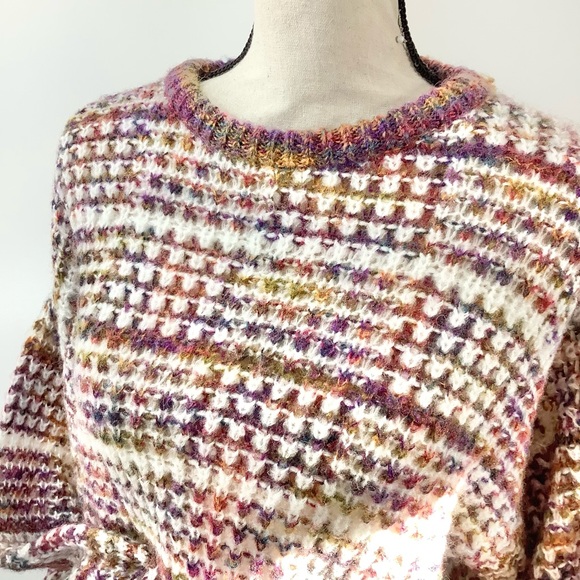 VINTAGE Rainbow Knit Unisex Sweater - Picture 4 of 16